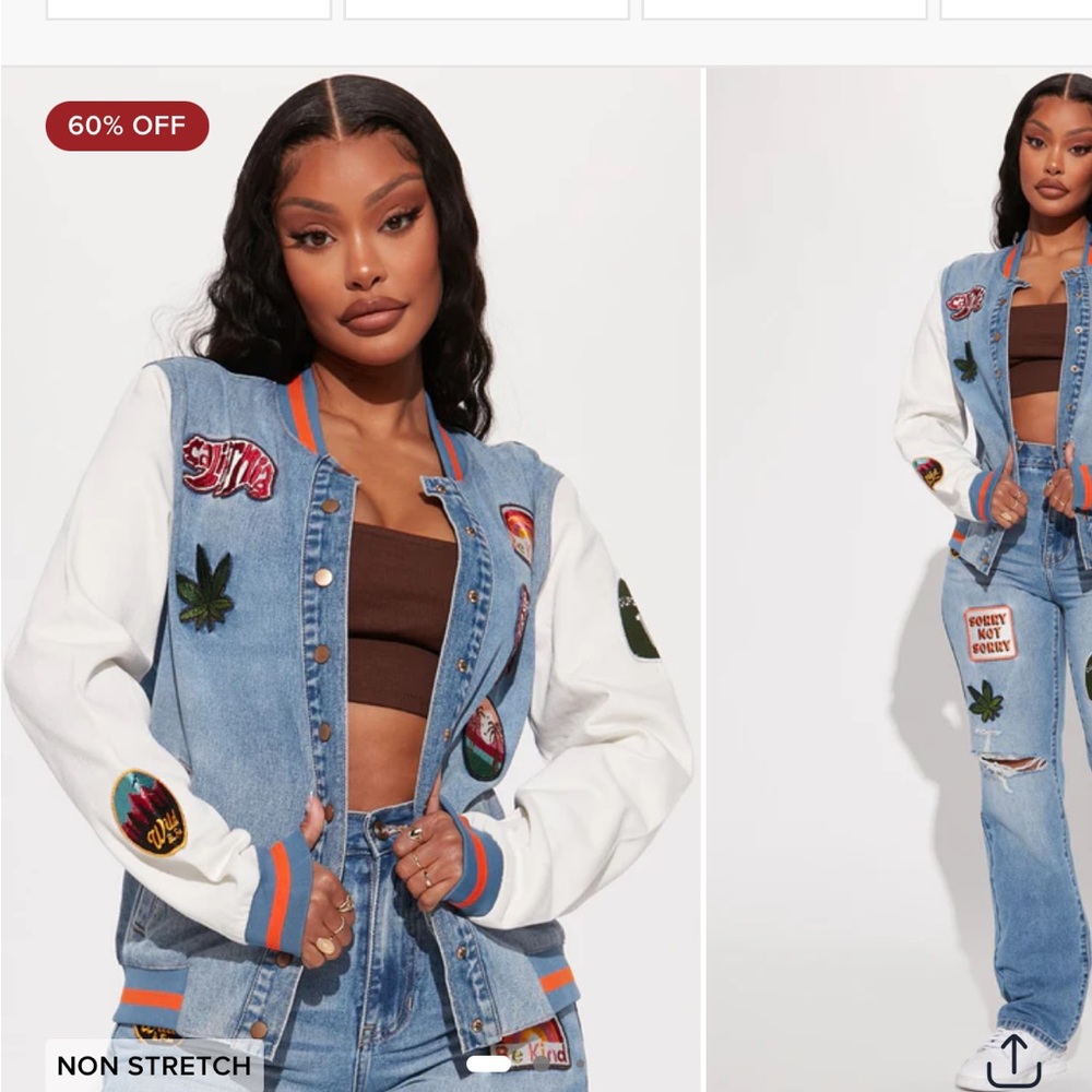 California Denim Bomber Jacket - Medium wash